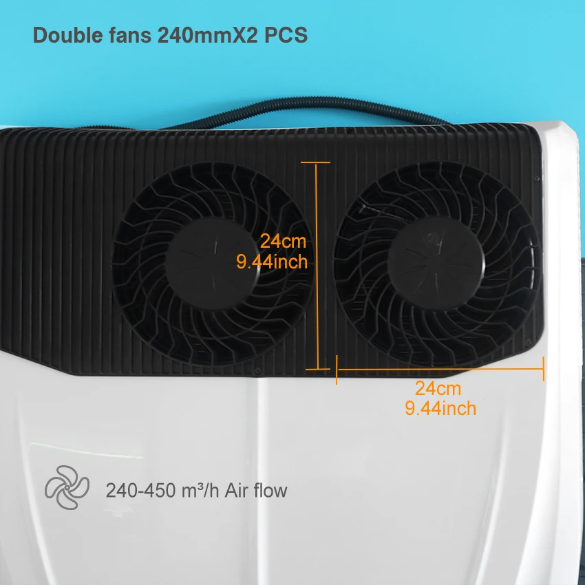 الكهربائية 12 فولت 24 فولت سقف العلوي سيارة الكهربائية التيار المتناوب برودة الشاحنات مكيف الهواء 12 فولت مكيف الهواء لشاحنة فان