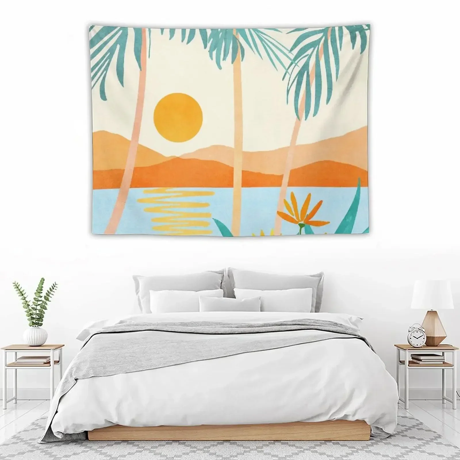 

Bali Sunset Scene Landscape Tapestry Bed Room Decoration Room Decor For Girls Room Decore Aesthetic Tapestry