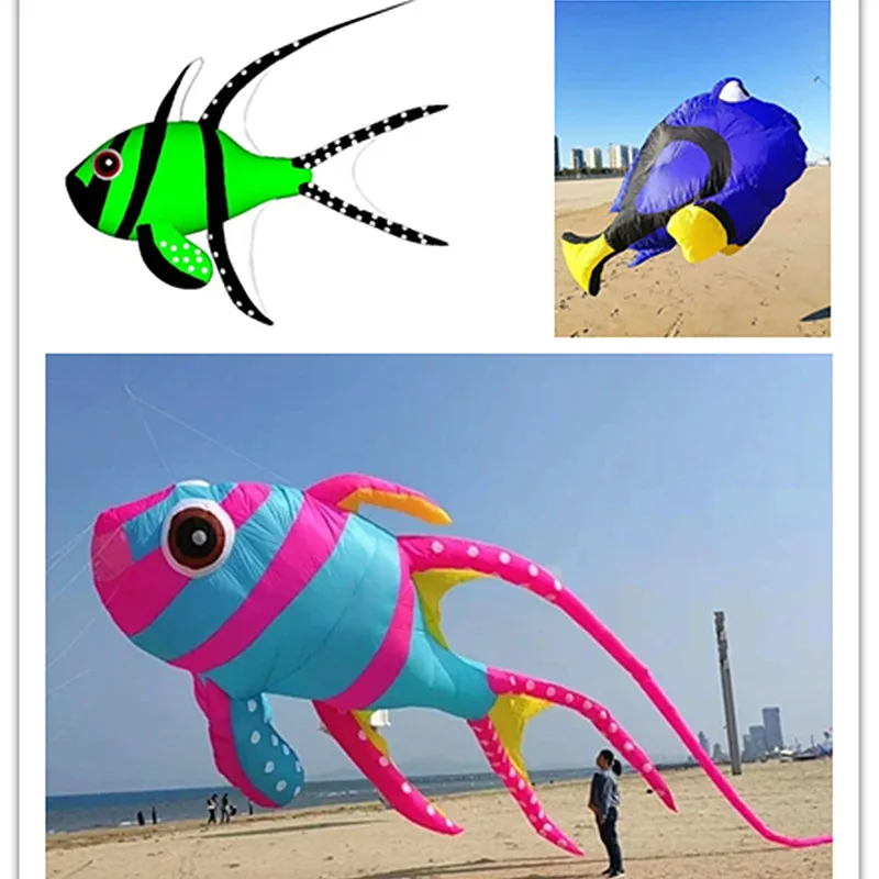 

Free Shipping 7m fish kites flying giant kites pendant kites windsocks professional wind kites factory soft kites inflatable toy