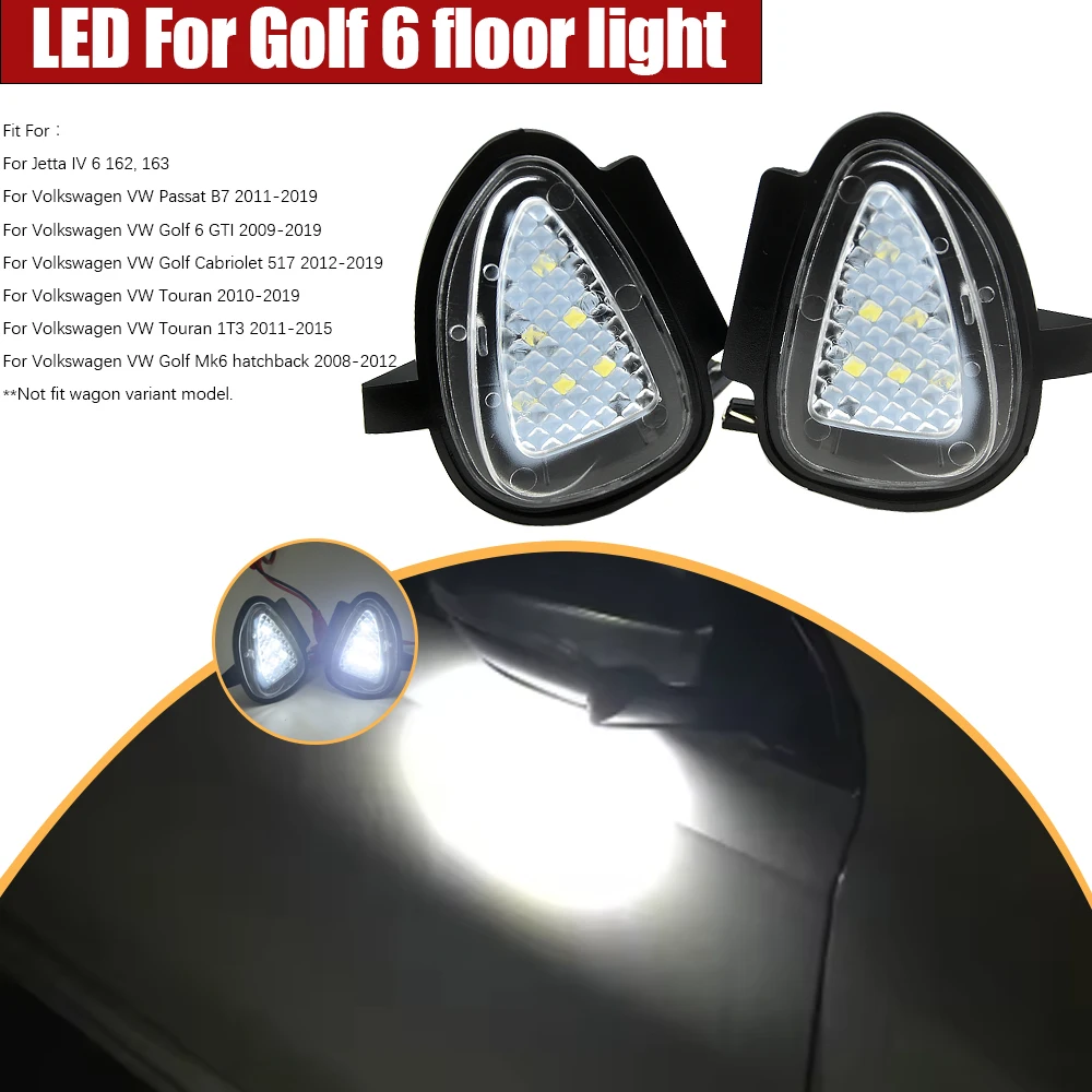 2pcs For Volkswagen VW Touran 1T3 2011-2015 LED Dynamic Turn Signal Blinker Sequential Side Mirror Indicator Light