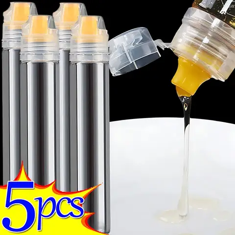 투명 드립 없는 꿀 디펜서 꿀 짜기 병, 식초 오일 시럽 병, 냄비 디펜서 주방 도구, 좋은 품질, 90ml