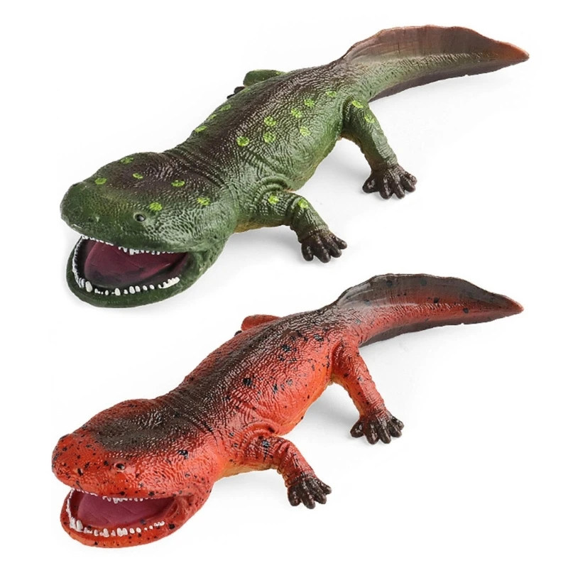 Cretaceous Period Toy Hand Painted Koolasuchus Figurine for Educational Fun