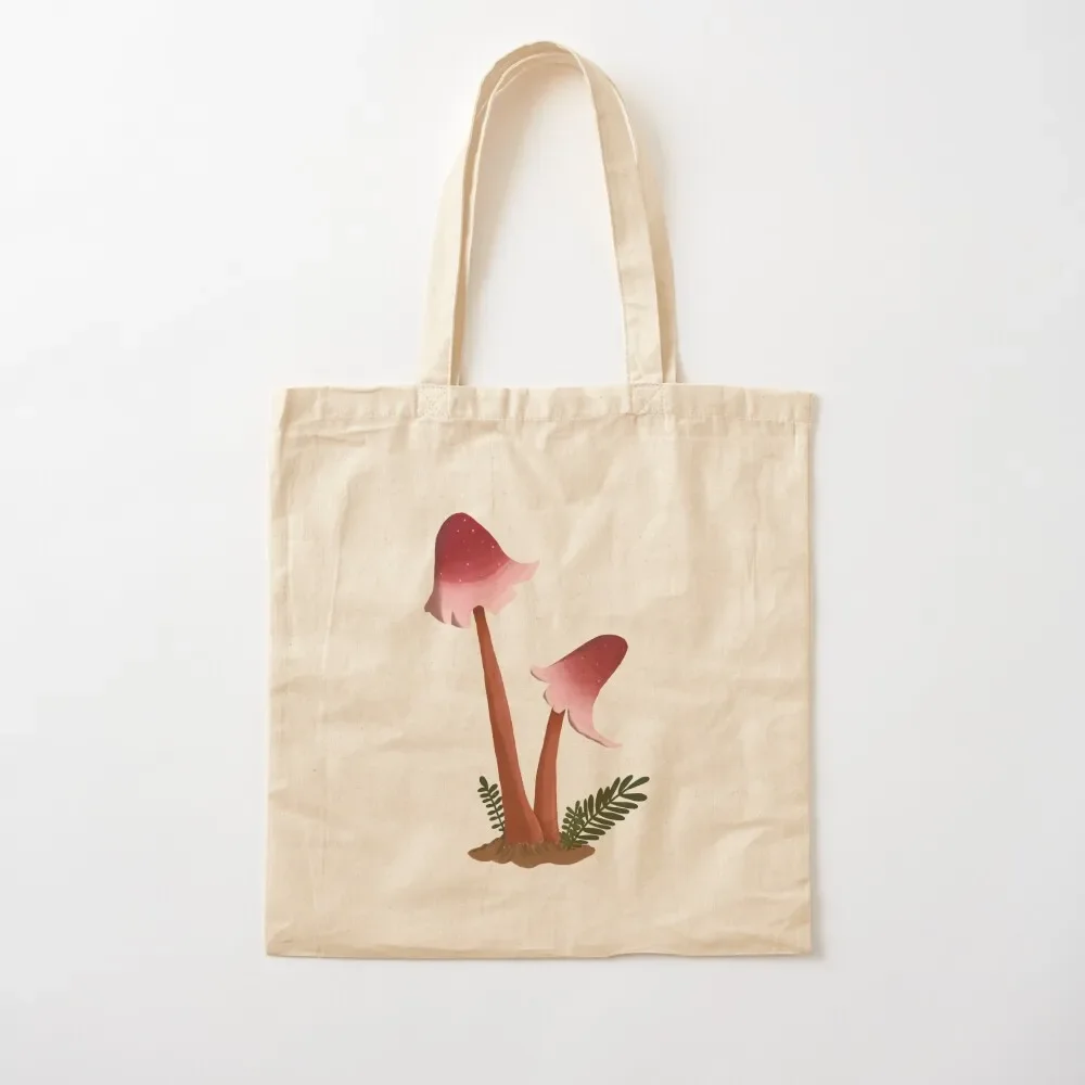 

Two Tall Mushrooms Tote Bag shopping bag tote bag canvas Women's handbag shopper women canvas