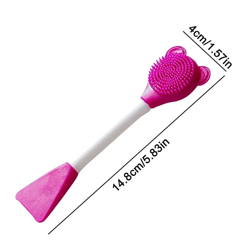 Cat Chin Cleaner Manual Silicone Cat Cleaner Brush Silicone Brush Heads Cleaning Tool For Gums Jaw Tongue Chin And Face Cleaning