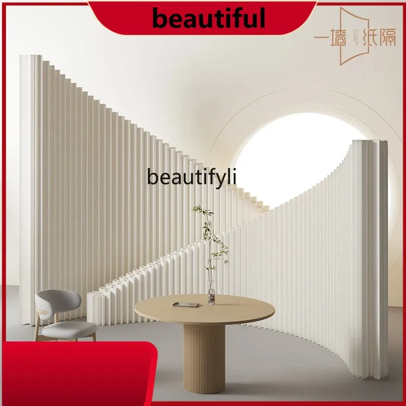 Screen partition Office room blocking Paper wall Foldable fence Self-installed baffle No punching H