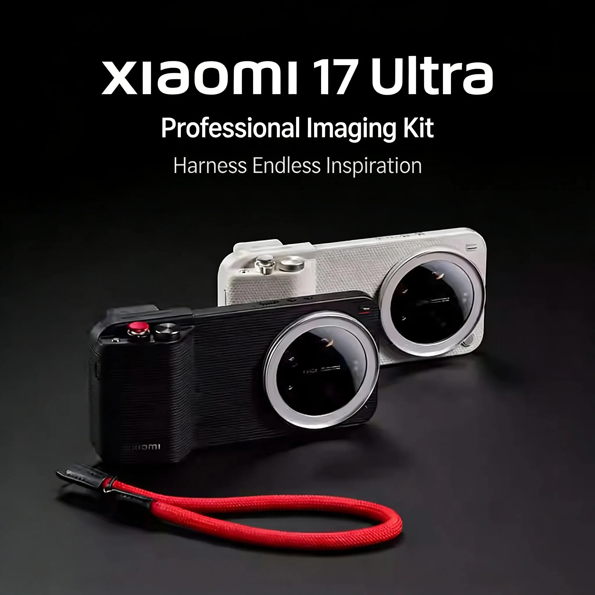 Original Xiaomi Mi 17Ultra Professional Camera Accessory Kit With Protective Case Red Wrist Strap For Mobile Photography