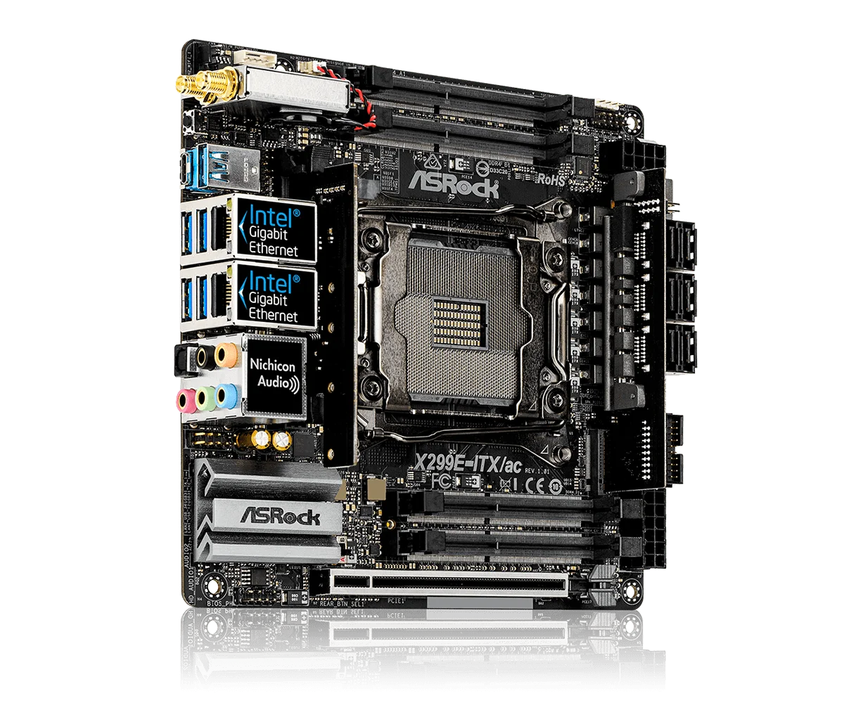 ASRock X299E-ITX/ac Mini ITX Motherboard DDR4 Intel X299 LGA 2066
