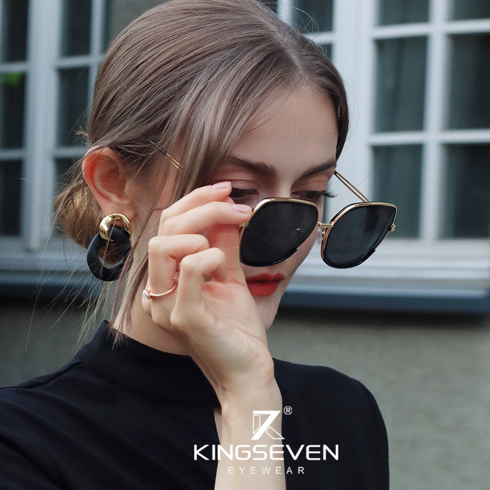 KINGSEVEN Classic  Women's Sunglasses Polarized Fashion Gradient Lens New Design Ladies Elegant Sun Glasses