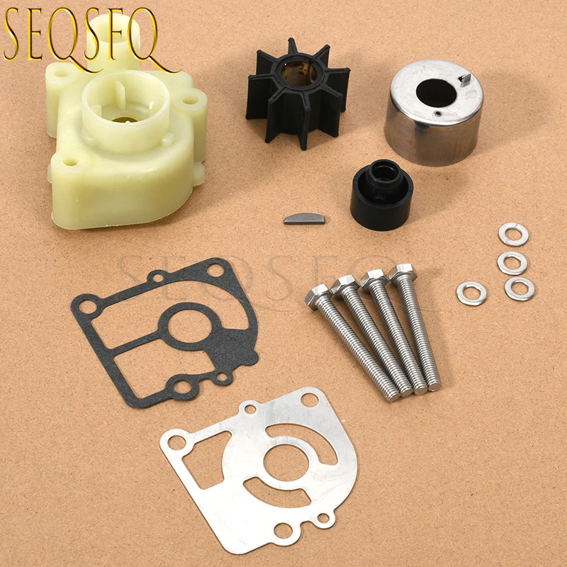 

362-87322 K362-87322 Water Pump Repair Kit & Pump Case Upper 350-65016 46-803750 For Tohatsu 9.9-18HP Outboard Engine Mercury