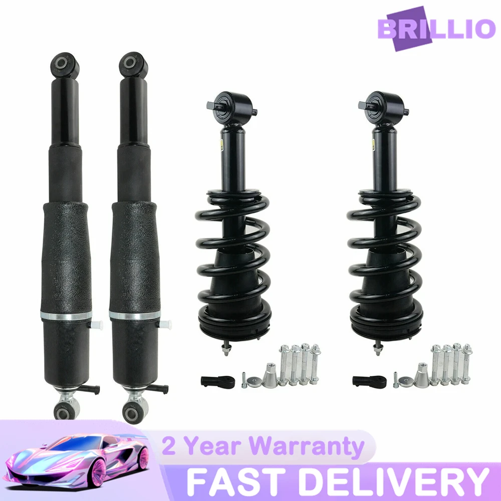 

4x Front Rear Air Suspension Shock Absorber Strut w/Magne Ride 15909491 19300031 For Cadillac Escalade Tahoe GMC 2007-2014