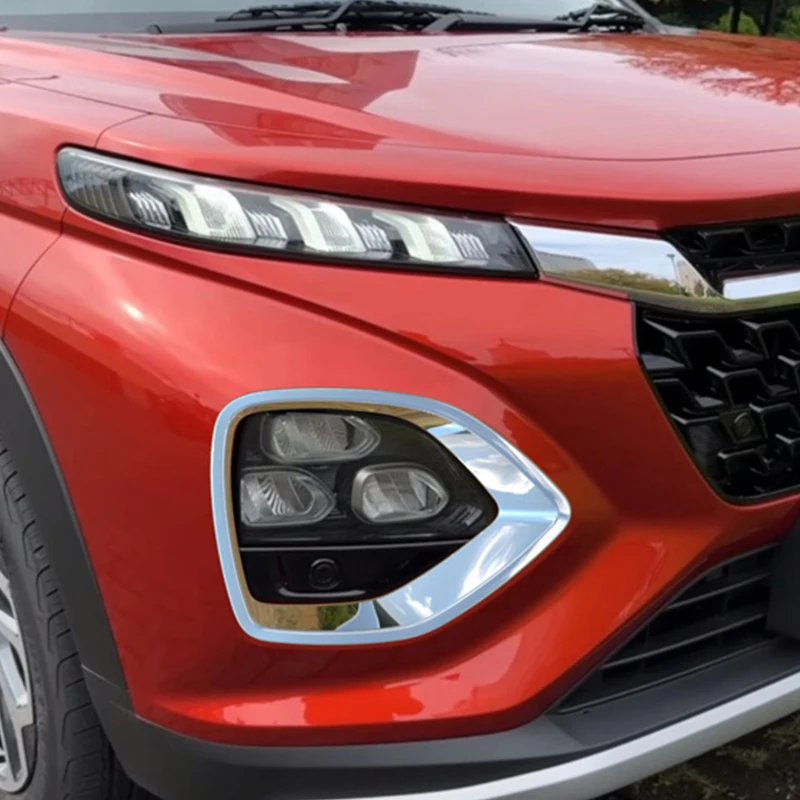 For Suzuki Fronx 2024 2025 2026 ABS scratch resistant front fog lamp decorative frame car exterior decoration modification parts