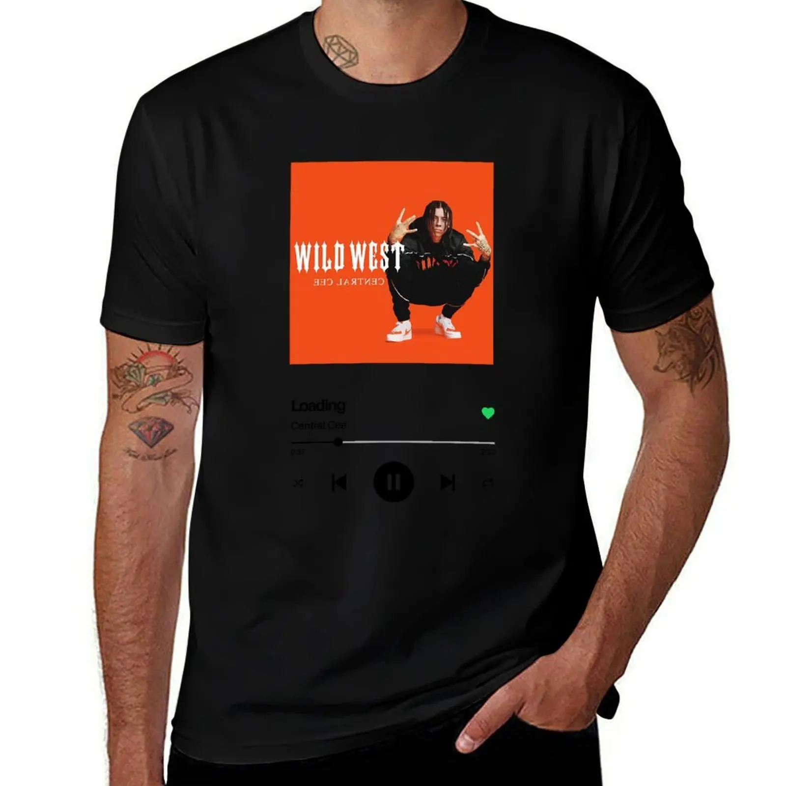 LOADING Central CEE spotify light T-Shirt Long Lasting Casual T-Shirt