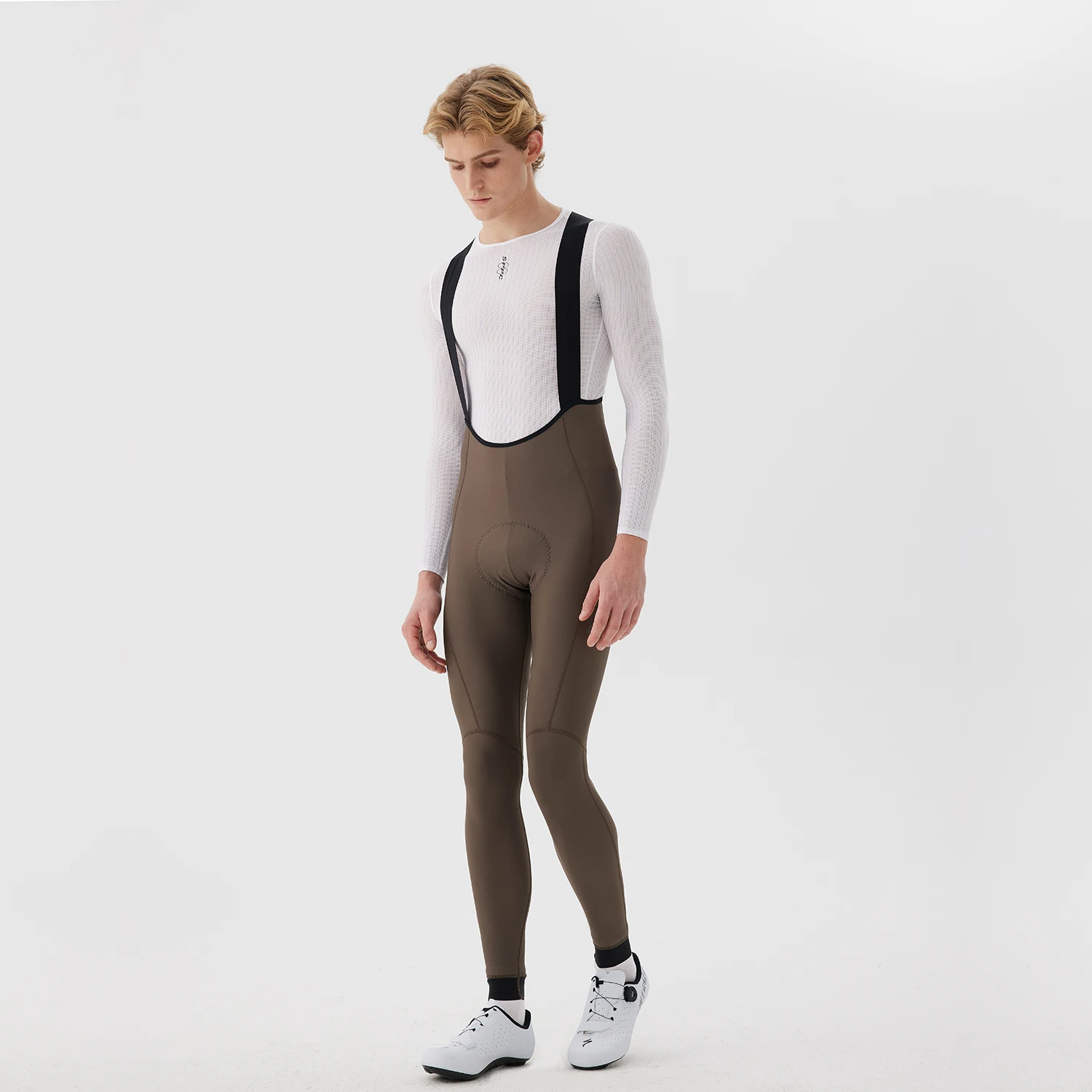 SPEXCEL SPPC 26, NEUE Winter-Thermo-Radsport-Trägerhose, Italien, Thermo-Fleece-Radstrumpfhose, Italien, Dolomiti-Pad für 8-Stunden-Fahrt – Detail 14