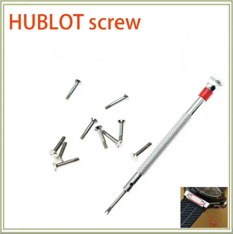 009 For Hublot Bigbang Classic Fusion Series H-U Bezel Buckle Buckle Screw Tool 5.3 5.6 6.0 6.8 8.0 2.0Stainless Steel Screws00