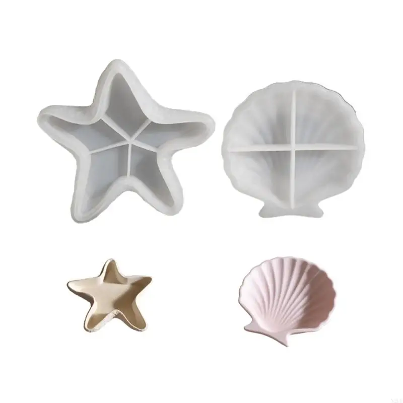 

N2UE Shell and Box Mould Silicone Mold for Creating Jewelry Storage Container