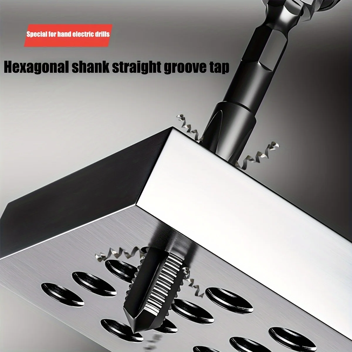 Tap Drill Bit Hex Shank Plated Screw Thread Bit Screw Tapping Countersink Drill Bits And Machine Compound Tap M3-M10 Hand Tools