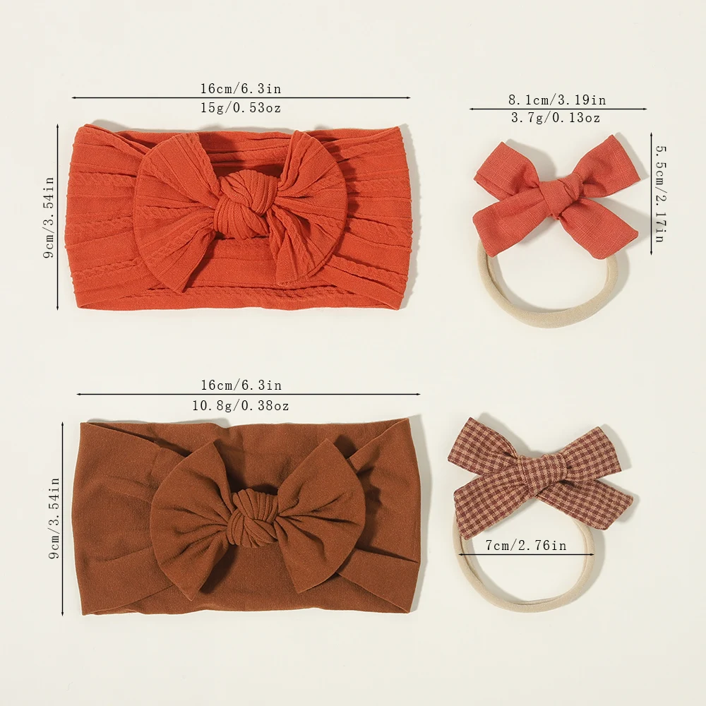 3-5pcs/set Cute Children's Bow Hair String Suitable for Children Babies  Girls To Daily Wear Hair Rings Girls' Hair Accessories