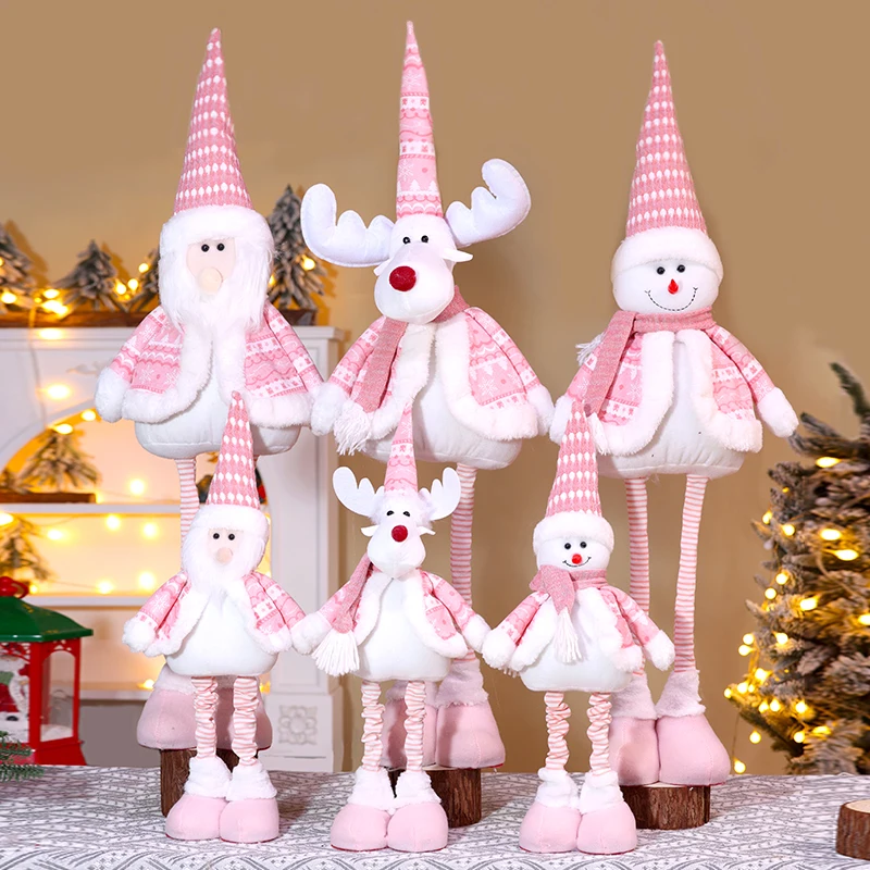 

Декоративная игрушка-снеговик Cisas из эластичной ткани, регулируемая по высоте, подвесное украшение, подарок, декор в виде оленя