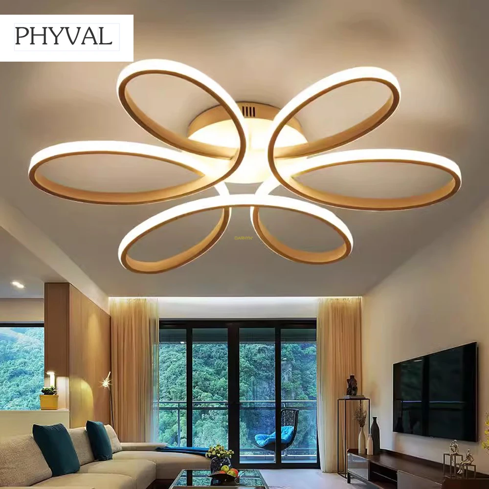 Modernity LED ceiling lamp modern new petal lamp bedroom living room dining room ceiling lamp indoor home lamps and lanterns