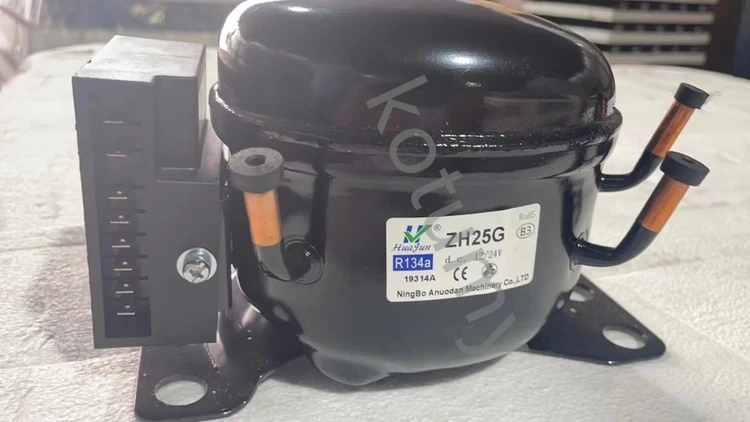 Imagem -04 - Mini Compressor de Zer Adequado para Carro e Navio 12v 24v Zh25g35g R134a
