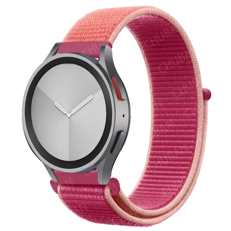 Nylon-Schlaufenband für Samsung Galaxy Watch 7 FE 6/5/pro/4/Classic/active 2 40–44 mm 20 mm/22 mm Sportarmband Huawei GT 2/e/3 Armband