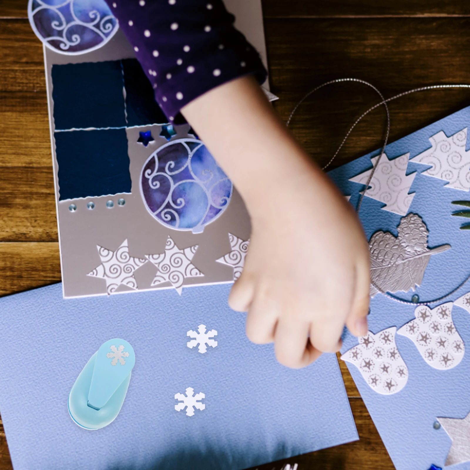 

Plastic Paper Punch Diy Paper Puncher Punch Scrapbook DIY Puncher Portable Lightweight Design