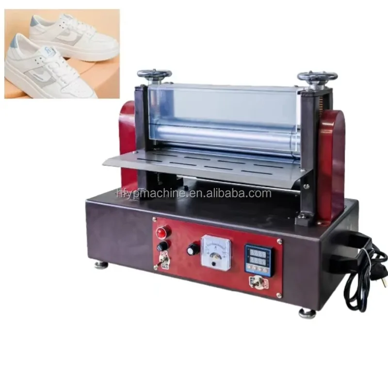 Automatic Delicate Tape Leather Folding Machine Heating Leather Edge Folding Strip Drawing Leather Skiving Machine