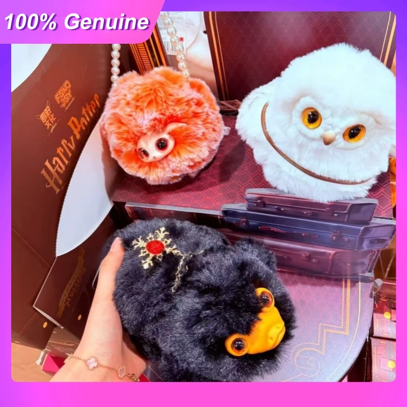 Nuevo Peluche Original de Hedwig de Harry Potter, Serie de Criaturas Mágicas, Caja Sorpresa Coleccionable, Decoración de Escritorio, Regalo de Cumpleaños
