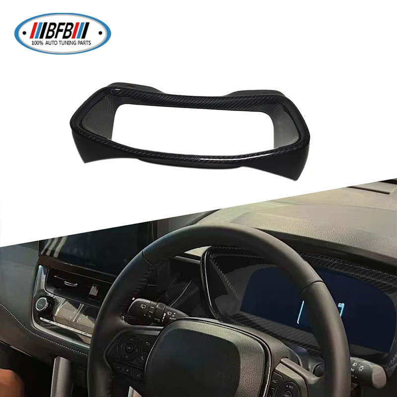 Real Carbon Fiber Dashboard Hood Speedometer Cover for Toyota Corolla 2024+ RHD Interior Accessories