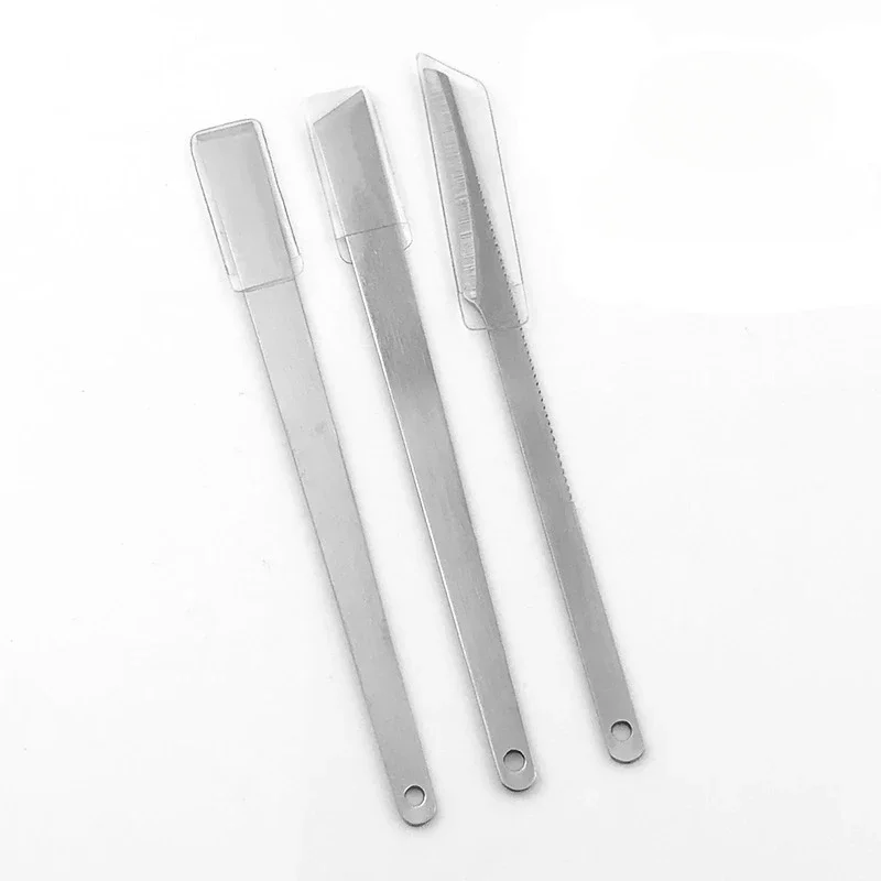 1pc professionale rimuovi la pelle morta unghie spesse e dure pedicure domestica strumenti per la cura del piede set di coltelli per pedicure in acciaio inossidabile