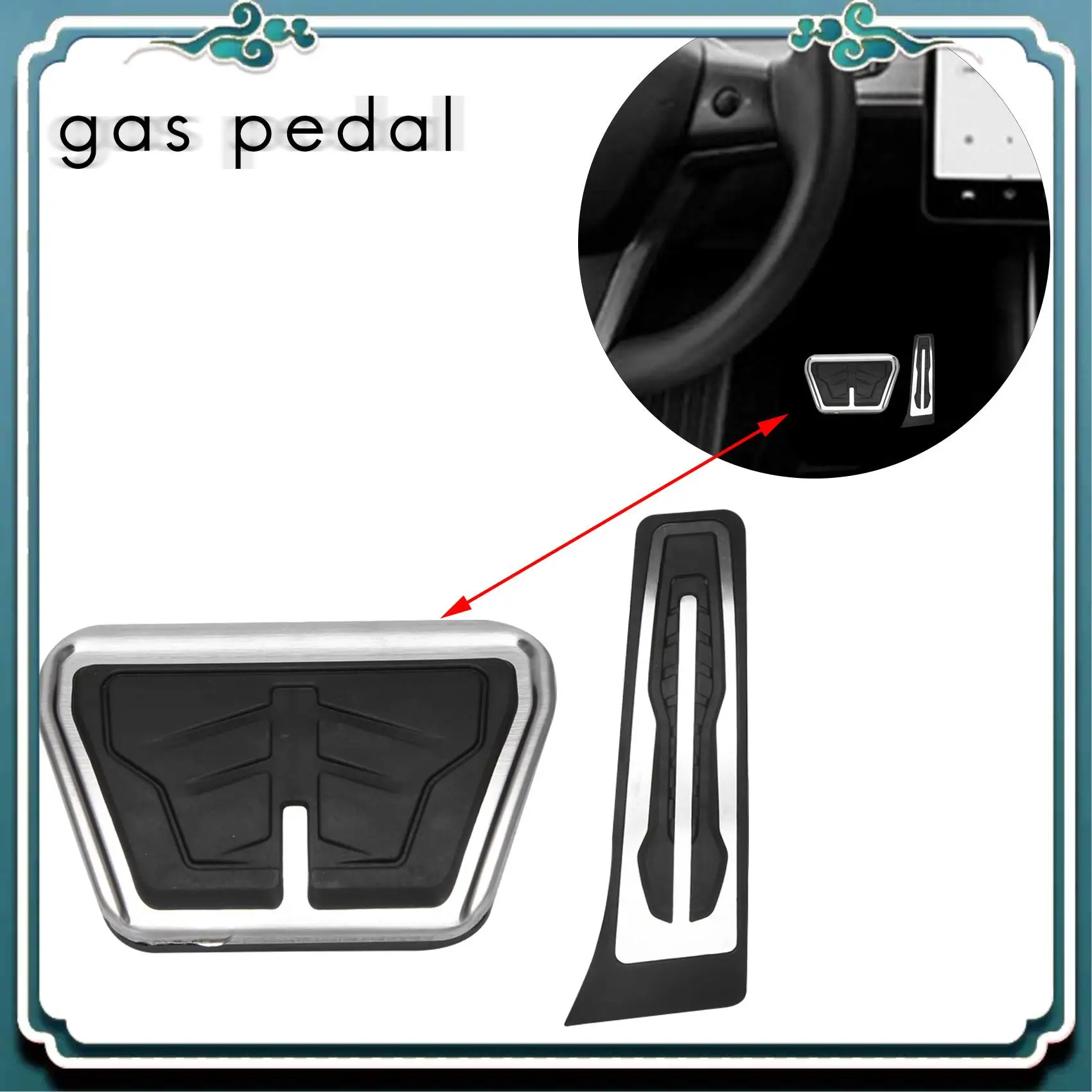 ABTU-الغاز بدال فرامل مجموعة غطاء لسيارات Bmw X3 X4 X5 X6 2 3 4 5 6 7 سلسلة G20 F30 G30 G11 G01 G02 G05 F15 F16 F22 F25