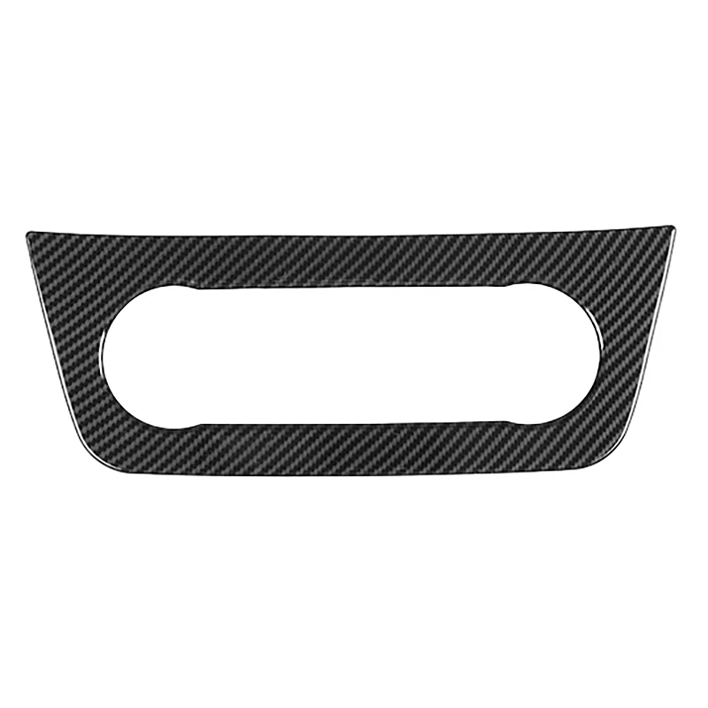 Car Carbon Fiber Interior Console Air Condition Adjust Panel Cover Trim for Mercedes Benz ML GL GLE GLS Class X166