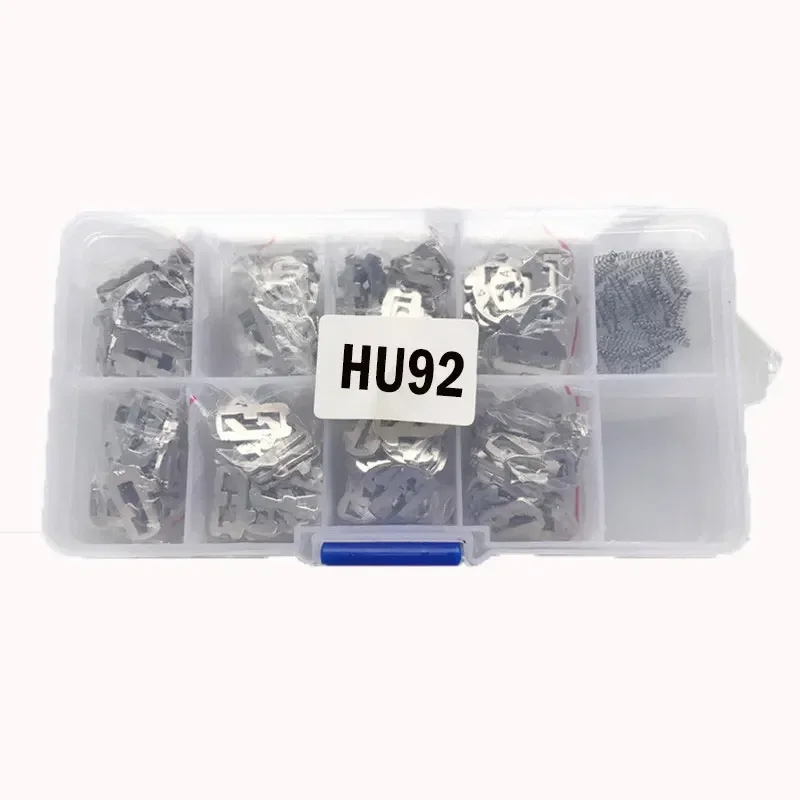 Cerradura de llave de coche HU92, placa de bloqueo de lengüeta para BMW, reparación de cerradura de coche, accesorios de coche, 8 tipos cada 25 piezas, 200 Uds./lote