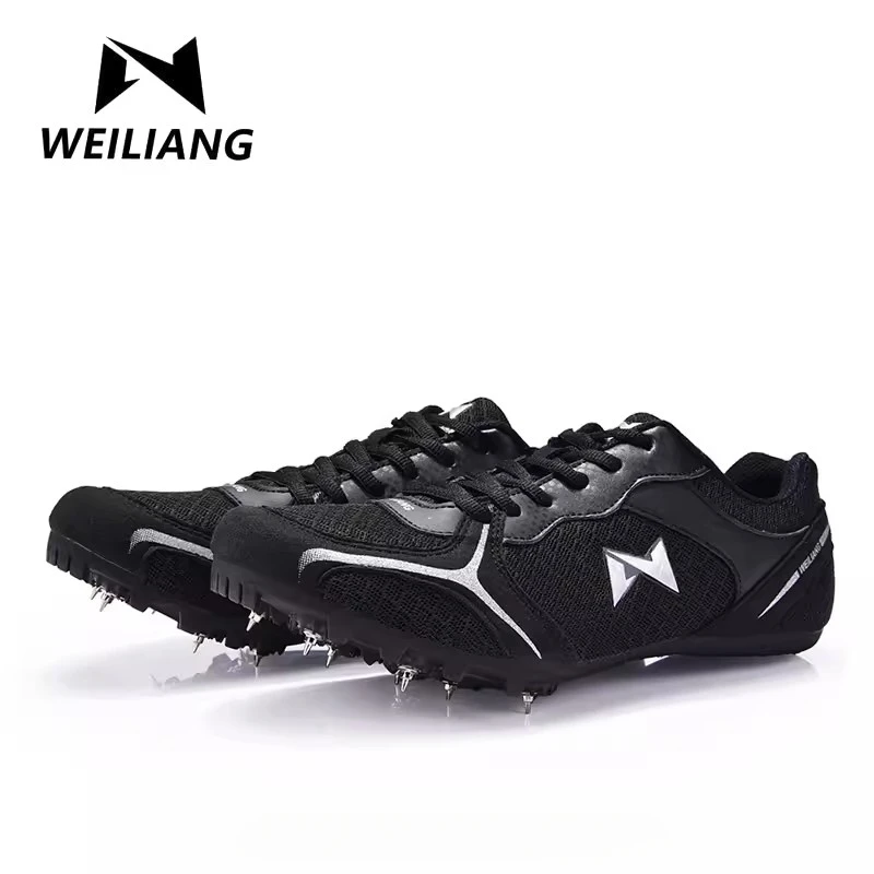 Victory Light Professional Track and Field Spikes Shoes Short Medium Distance Running Competition Triple Jump High Jump Sneakers