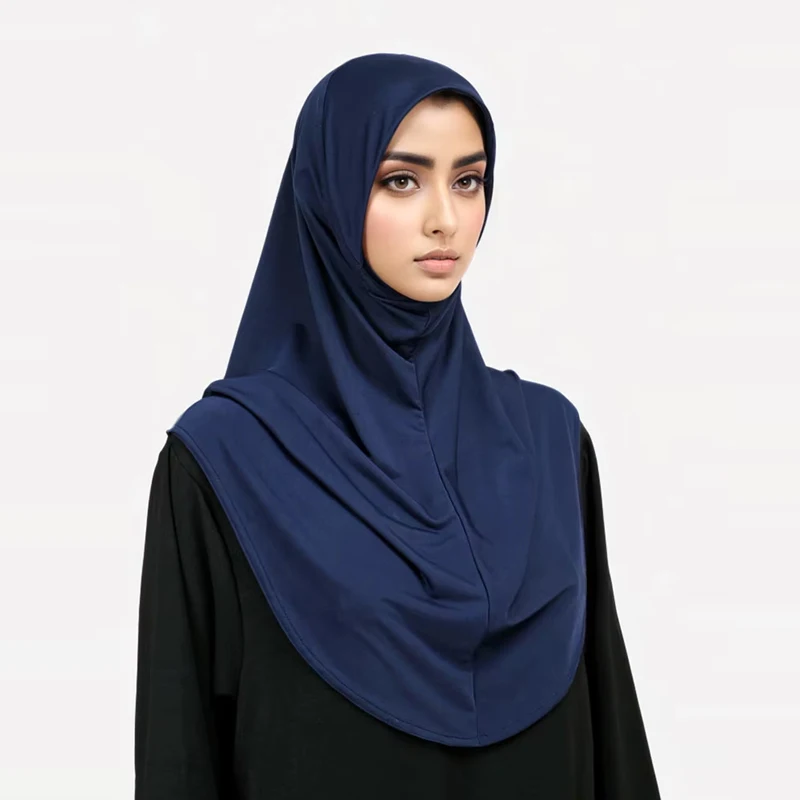 

Мусульманский шарф, женский модный однотонный платок, мягкий удобный ветрозащитный платок