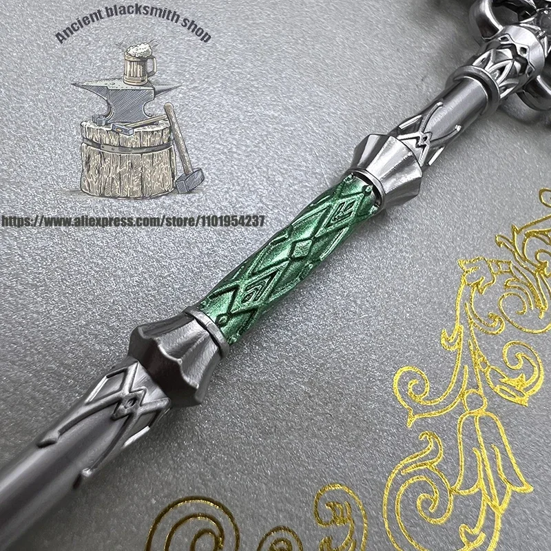 22 cm Lightscale Dreizack The Legend of Zelda Spiel Replik Metall Speer Waffe Modell Mipha Sammlerstücke Dropshipping Großhandel Heißer Verkauf Geschenke Neue Ankunft Geschenk Kostenloser Versand Sammler Dekoration 1:6 – Detail 7