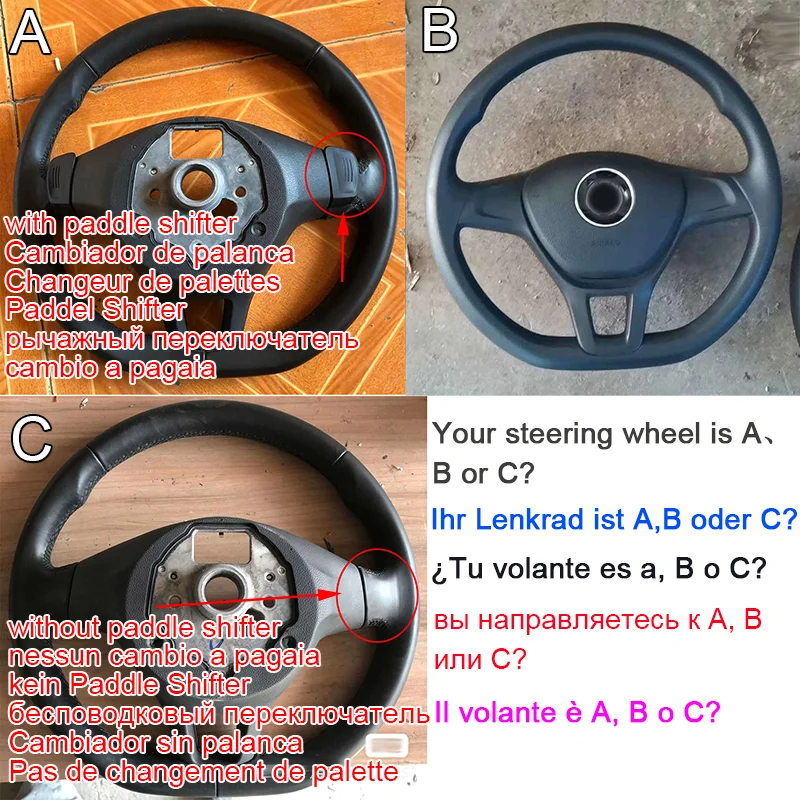CARDAK DIY Black Suede Carbon fibre Leather Car Steering Wheel Cover Braid For Volkswagen Vw Golf 7 Mk7 Polo jetta Passat B8
