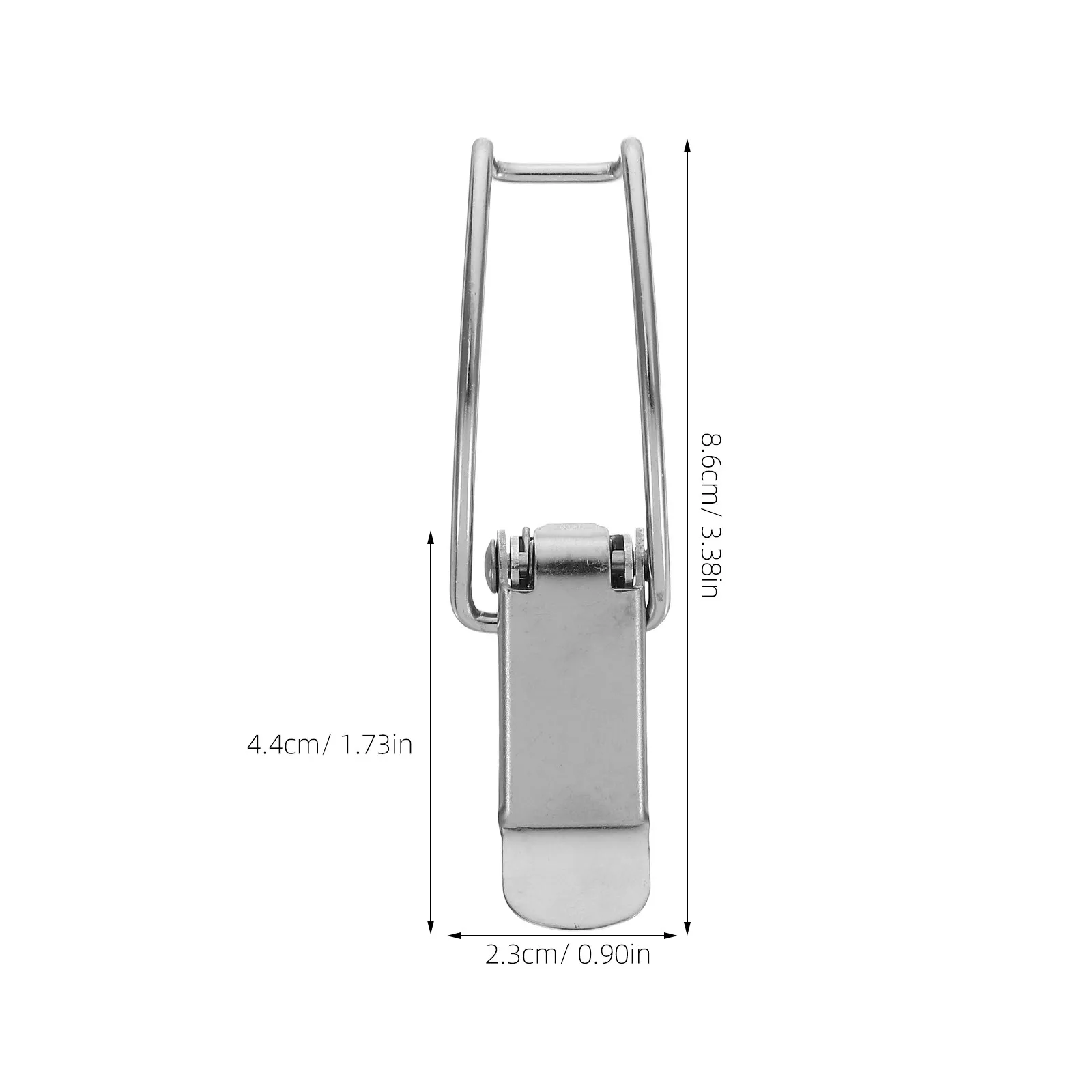 4Pcs Stainless Steel Cap Buckle Duckbill Latch for Wooden Box Locking Chests Tool Box Hardware Cabinet Latch Industrial