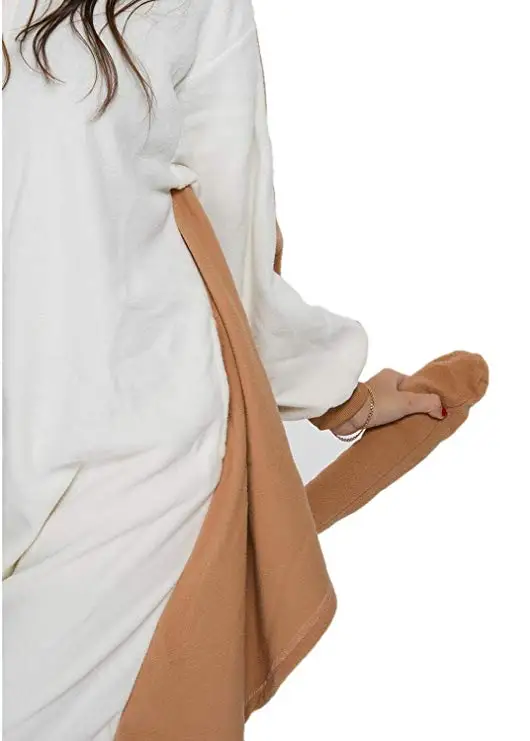 XXL Suit 180-200CM Animal Flying Squirrel Fleece Woman Onesie Winter Cartoon Cosplay Pajama Kigurumi Adult Unisex