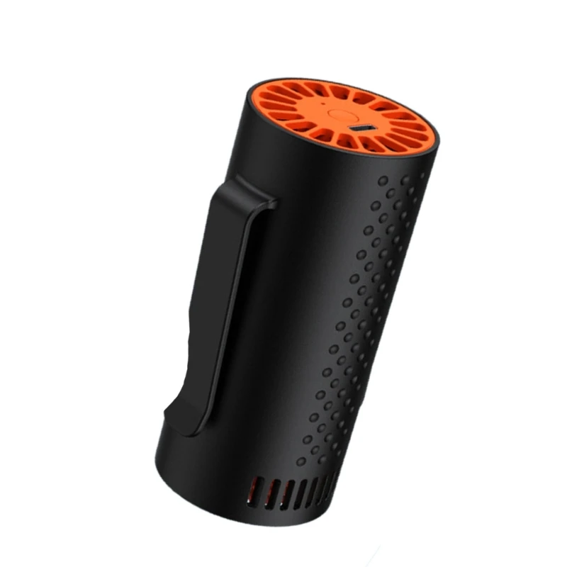 Ventilateur refroidissement à Clip taille, Texture ABS, adapté au Camping, pêche, 918D