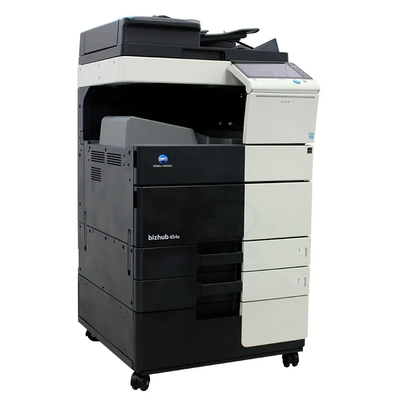 Refurbished Konica Minolta Bizhub BH C454e A3 สีเครื่องพิมพ์สีดํา Bizhub 454 เครื่องใช้สภาพดีการแข่งขัน Konica