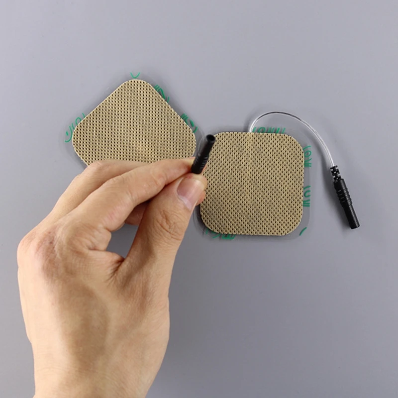 10 Chiếc Có Thể Tái Sử Dụng Miếng Dán Điện Cực Đơn Vị Miếng Lót Cho Vạn Kỹ Thuật Số Máy Trị Liệu Dropshipping