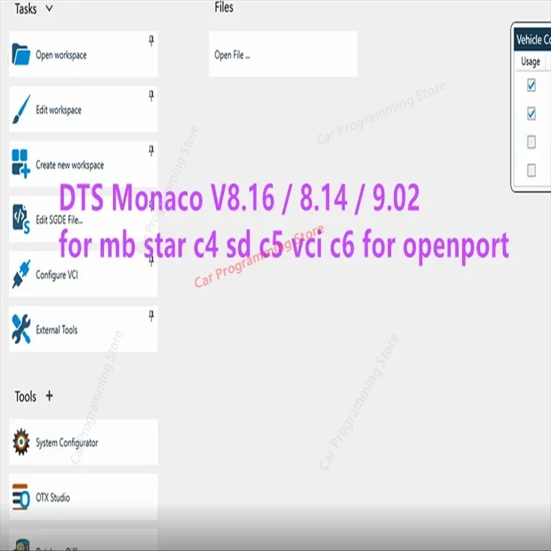 2026 Hot selling DTS Monaco V8.16 / 8.14 / 9.02 for mb star c4 sd c5 vci c6 for openport tool remote install online and activate