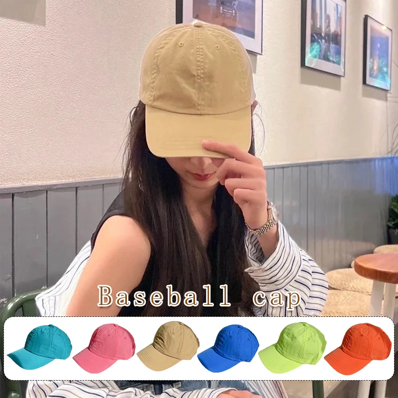 Men Women Solid Adjustable Baseball Cap Running Peaked Visor Quick Dry Sports Sun Hat Sun Visor Summer for Outdoors Activities