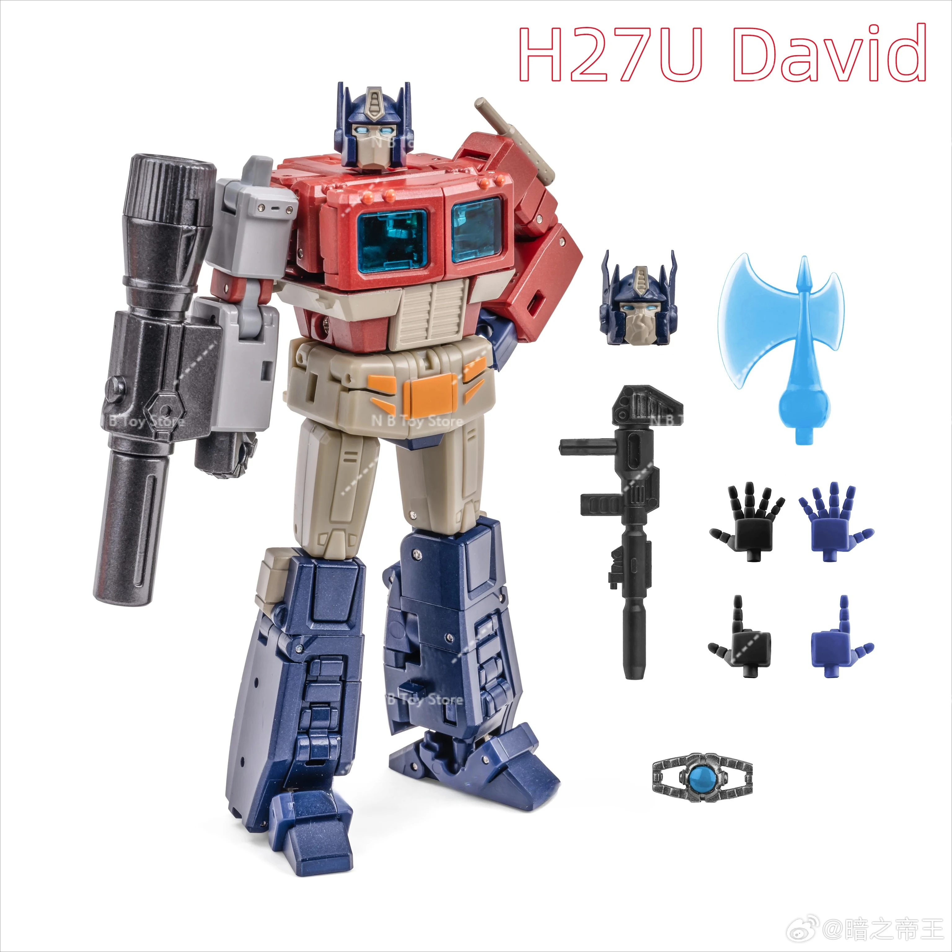 NA STANIE TERAZ Transformacja Newage NA H27U David OP Prime G1 Figurka Akcji Kolekcjonerska Prezent