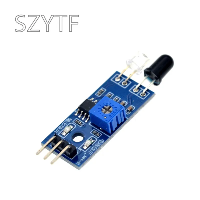 1PCS IR Infrared Obstacle Avoidance Sensor Module for Arduino Smart Car Robot 3-Wire Reflective Photoelectric