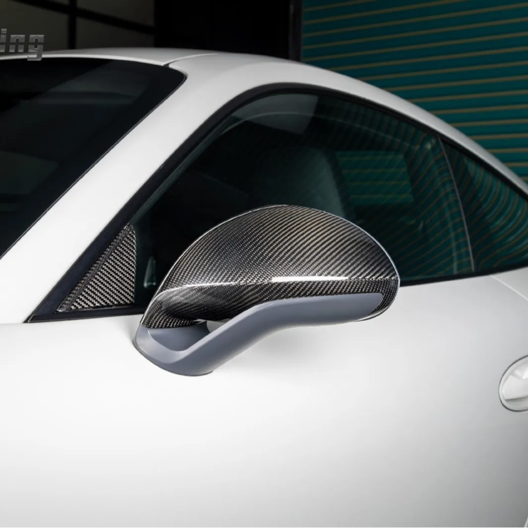 For models 12-19 Porsche 911 991 Dry Carbon Replacement Carbon Fiber Sport Mirror Case, Left Rudder