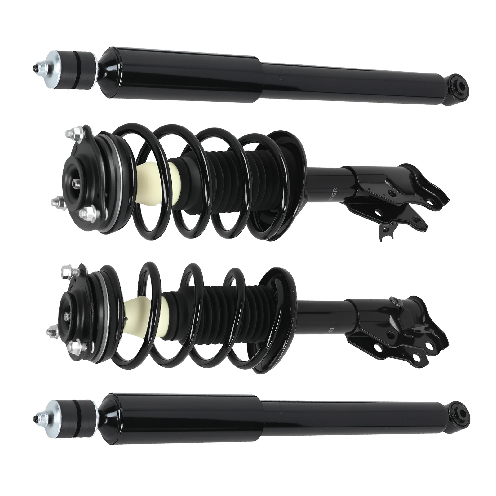 Set 4 Front Strut & Rear Shock Set For 2006-2011 Honda Civic 1.8L DX EX LX Coupe