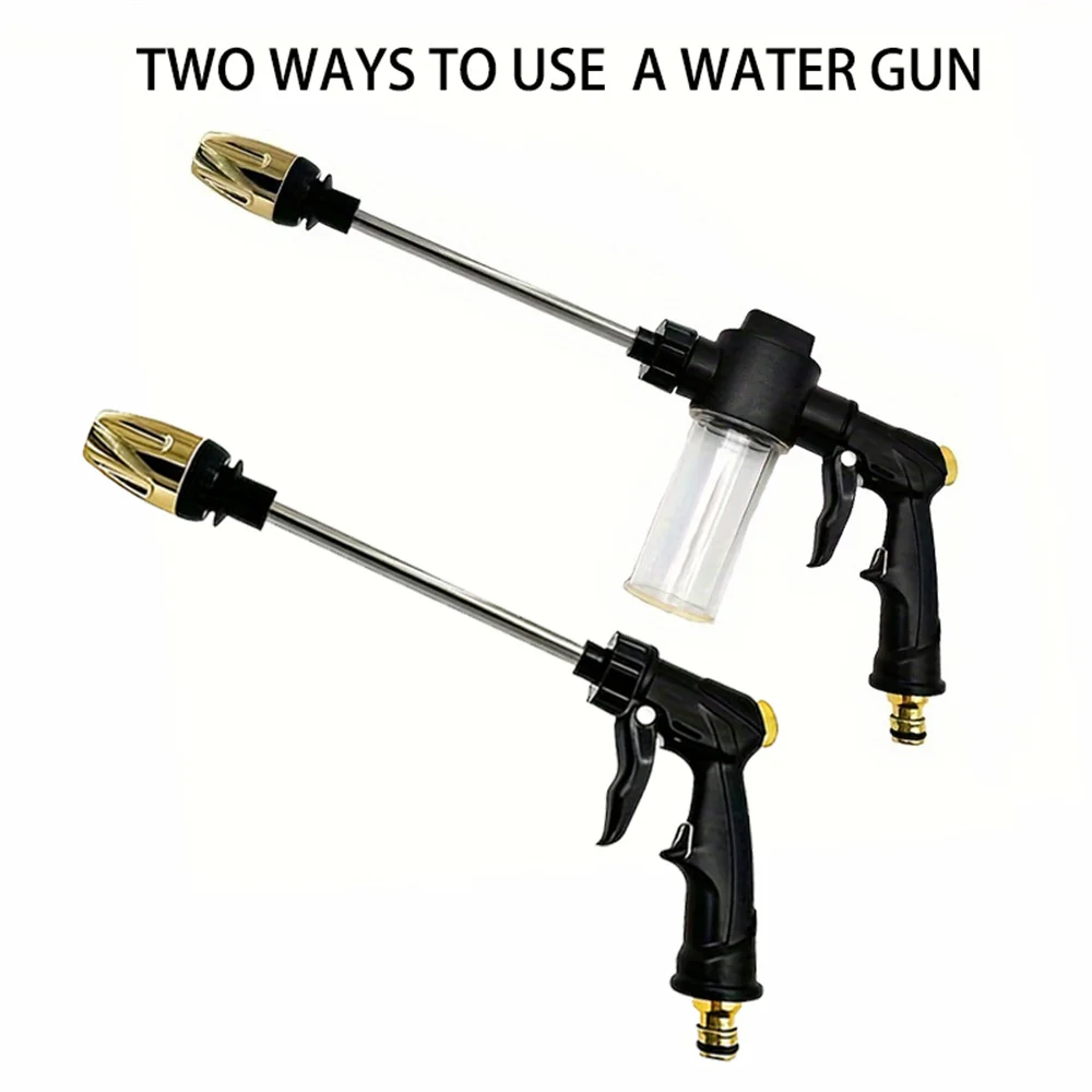 High-Pressure Car Washing Water Gun, External Cleaning Of RV, Foam Kettle Cleaning, Garden Water Hose Nozzle, Garden Shower ﻿