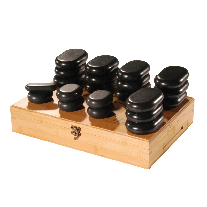 

Mt 21Pcs Manufacture Cheap Price Massage Hot Stone Set Spa Massage Hot Stone Kit Facial Massage Hot Stone with a Bamboo Box